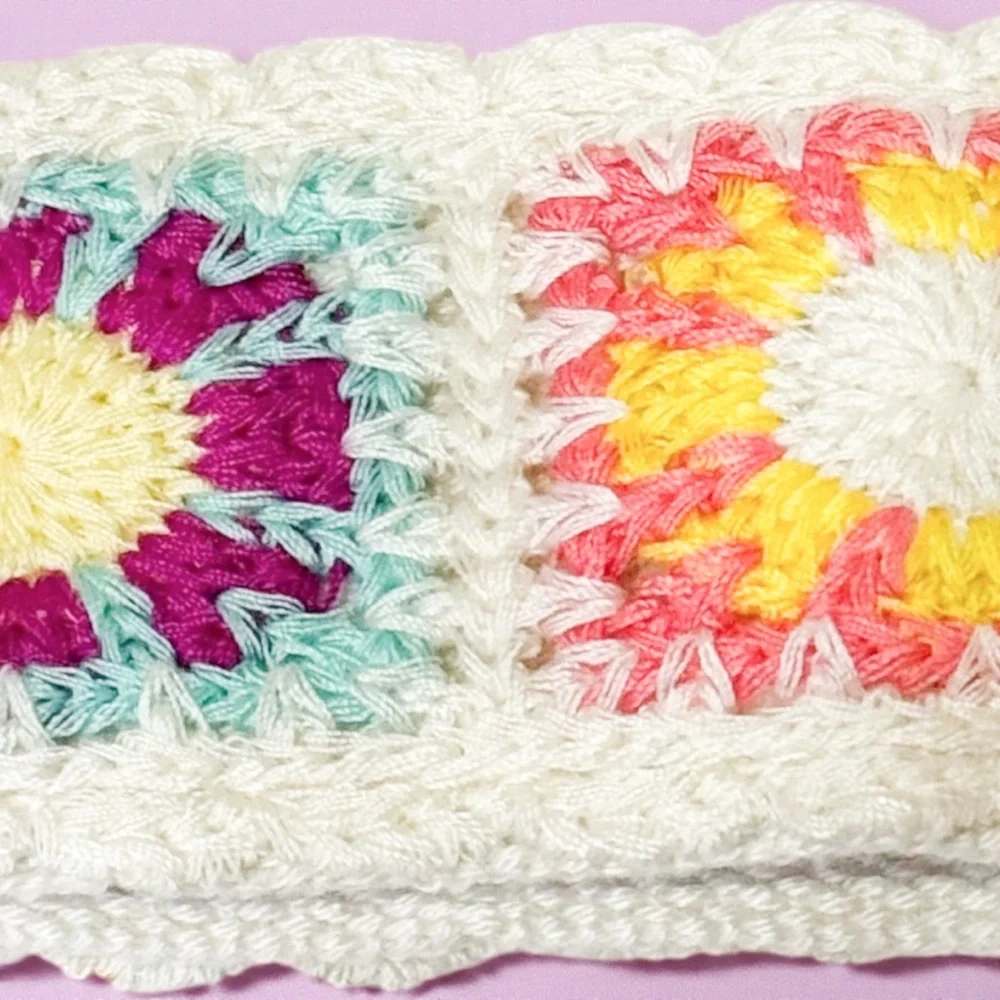 Crochet Patchwork Crossbody/Shoulder Strap